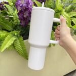 White Stroid Sip N' Conquer travel mug tumbler