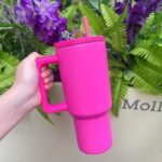 Barbie Pink Stroid Sip N' Conquer travel mug tumbler