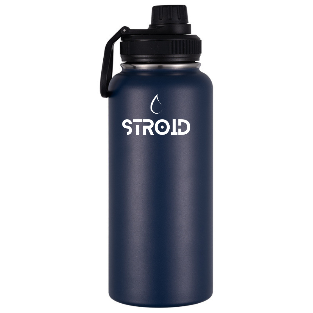 Navy Blue Stroid Arctos Water Bottle