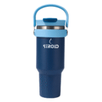 Stroid FlowMotion Flip Straw Tumbler Navy Blue