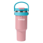 Stroid FlowMotion Flip Straw Tumbler Pink