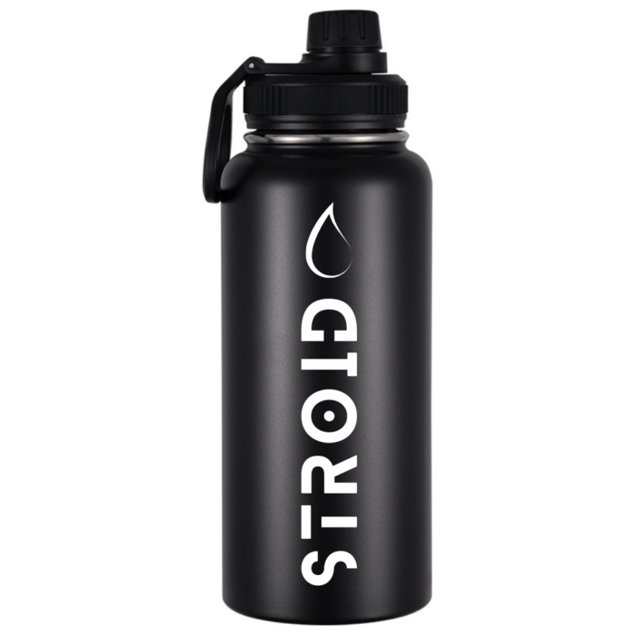 Stroid HydroOne Trail 64oz Stainless Steel Water Bottle – Double-Wall Vacuum, Outdoor