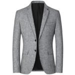 Stroid Granite Weave Blazer Gray